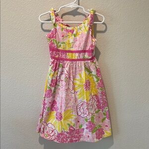 Lilly Pulitzer Girls White Label Spring in Bloom Dress